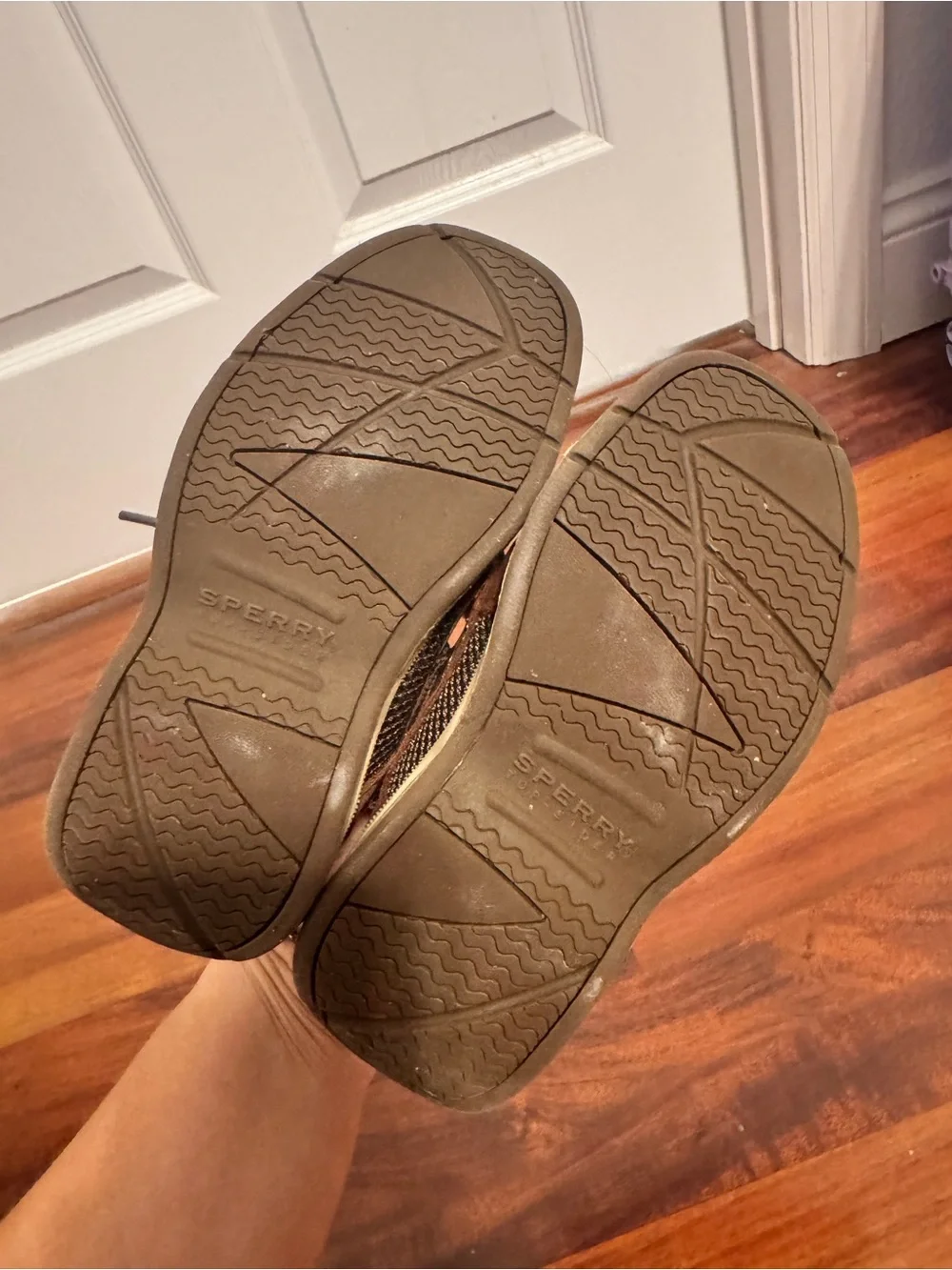 Sperry Brown Kids Boat Shoes